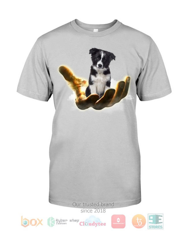 Border Collie Golden Hand Heaven Wings 2D shirt hoodie