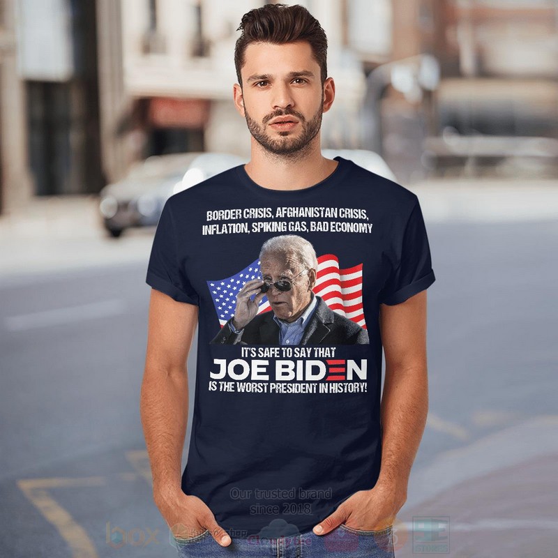 BEST Border Crisis Biden Long-Sleeve Shirt, T-Shirt 4 Border Crisis Biden Long Sleeve Tee Shirt 1 2 3