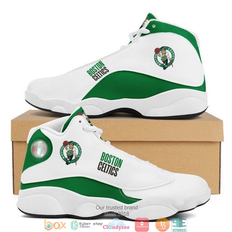 Boston Celtics NBA football team Air Jordan 13 Sneaker Shoes 1 Boston Celtics NBA football team Air Jordan 13 Sneaker Shoes