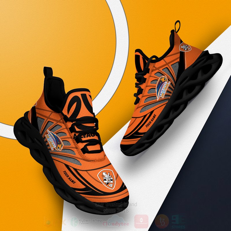 Brisbane Roar A League Personalized Clunky Max Soul Shoes 1 2 3 4 5