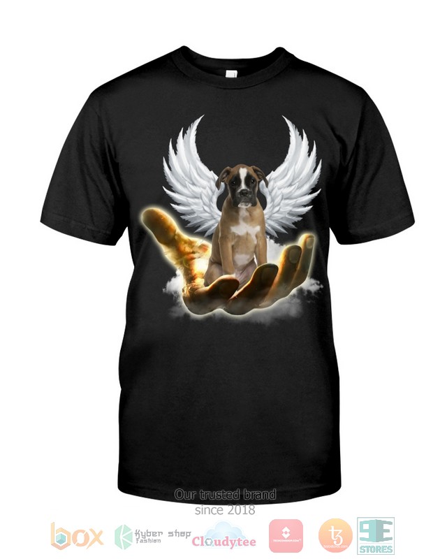 Brown Boxer Golden Hand Heaven Wings 2D shirt hoodie 1 2 3 4 5 6