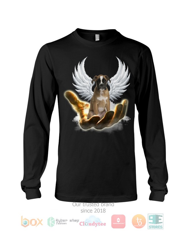 Brown Boxer Golden Hand Heaven Wings 2D shirt hoodie 1 2 3 4 5 6 7 8 9 10 11 12 13 14 15 16 17 18 19 20