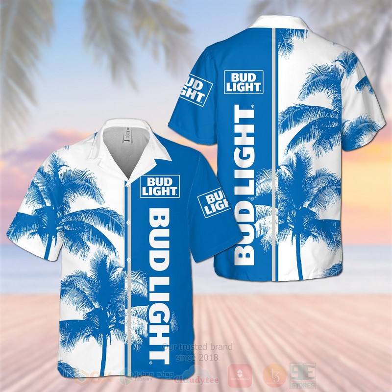 Bud Light Coconut Hawaiian Shirt Short