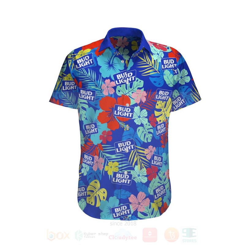 BEST Bud Light Hibiscus Flower All Over Print Hawaiian Shirt 7 Bud Light Hibiscus Flower Hawaiian Shirt