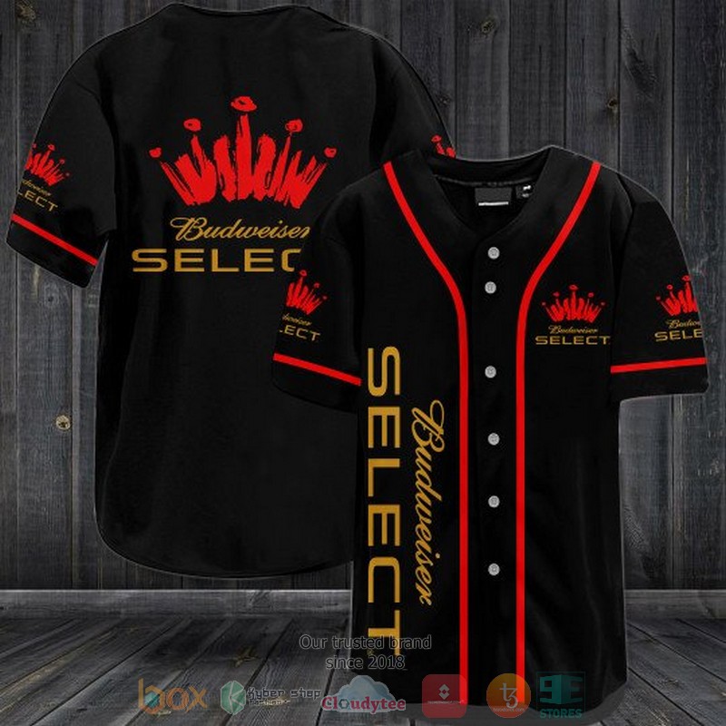 Budweiser Select baseball jersey