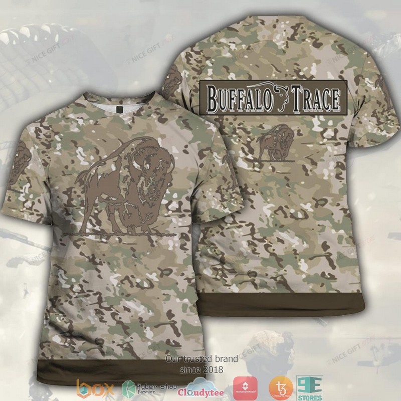 Buffalo Trace Camouflage 3D T shirt