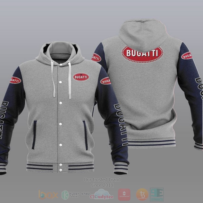Bugatti Car Baseball Jacket Hoodie 1