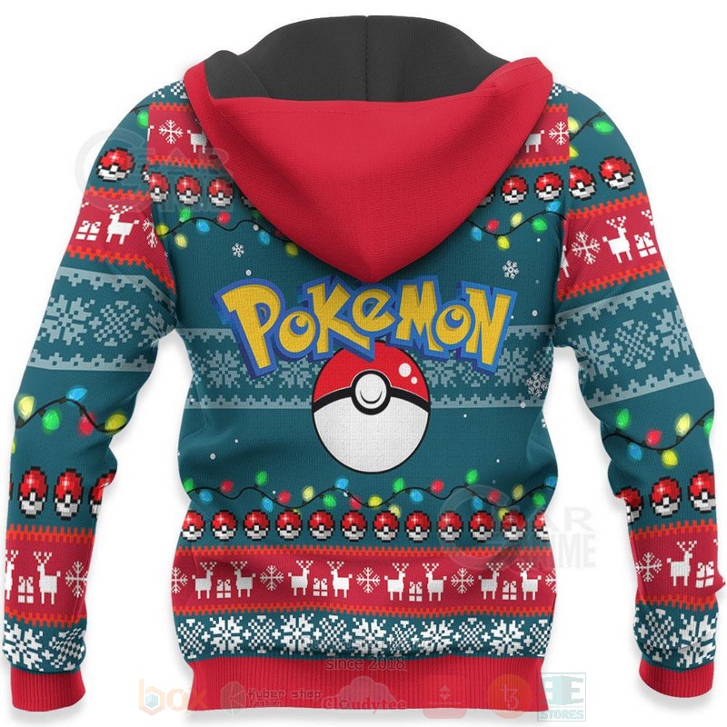 BEST Bulbasaur and Squirtle Pokemon Sweater, 3D Hoodie 4 Bulbasaur and Squirtle Pokemon Christmas Sweater 1 2 3