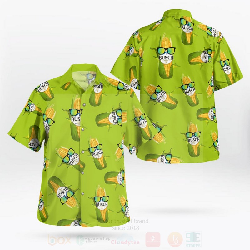Busch Beer Hawaiian Shirt