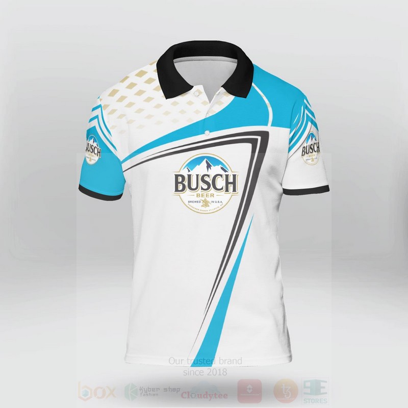 BEST Busch Beer Polo Shirts 5 Busch Beer Polo Shirt 1 2 3 4