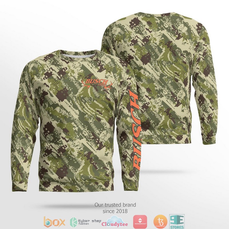 Busch Camo Crew Sweater