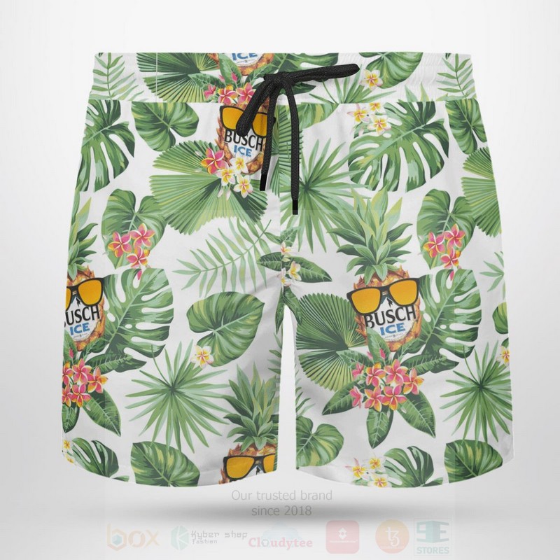 BEST Busch ICE Green All Over Print Beach Short 6 Busch ICE Green Beach Short 1 2 3 4 5