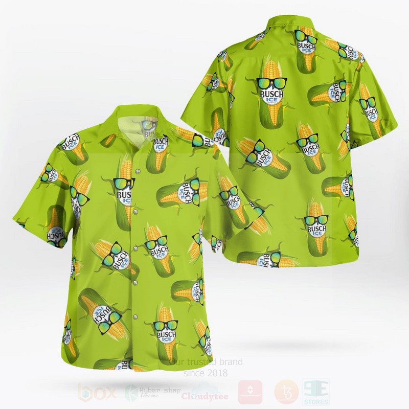 Busch Ice Hawaiian Shirt