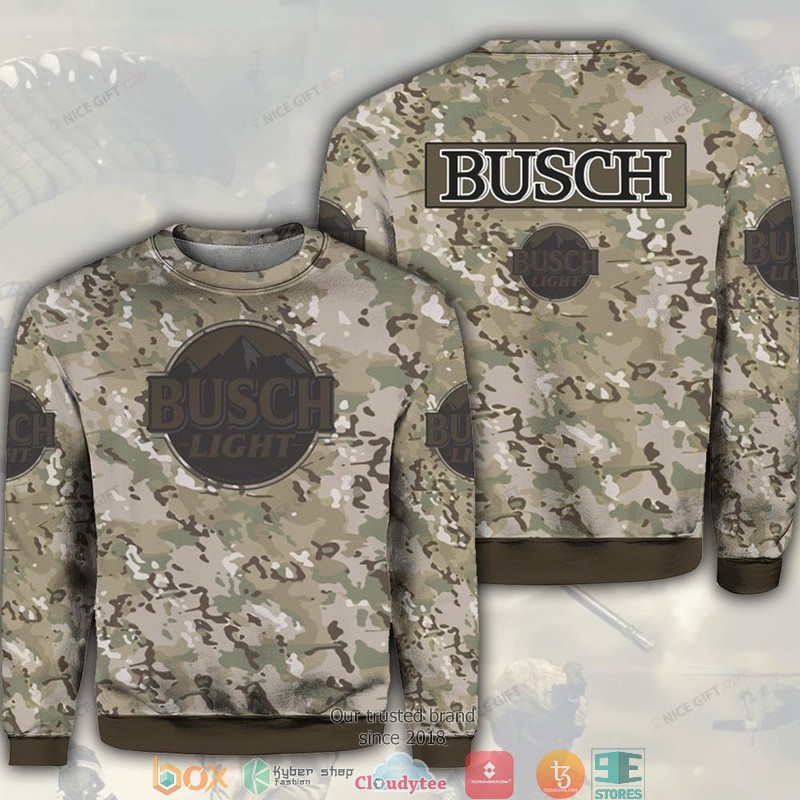 Busch Light Camouflage Crewneck Sweatshirt