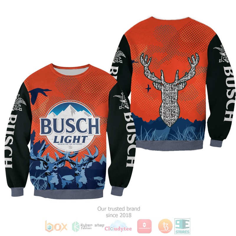 Busch Light Deer christmas sweater