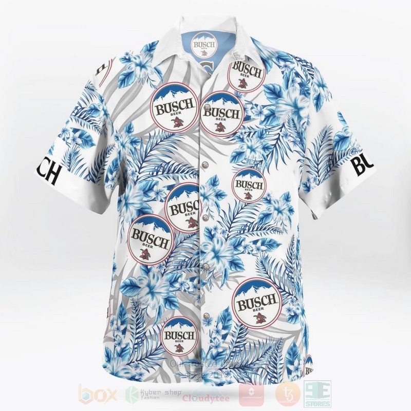 Busch Light Flower Hawaiian Shirt 1