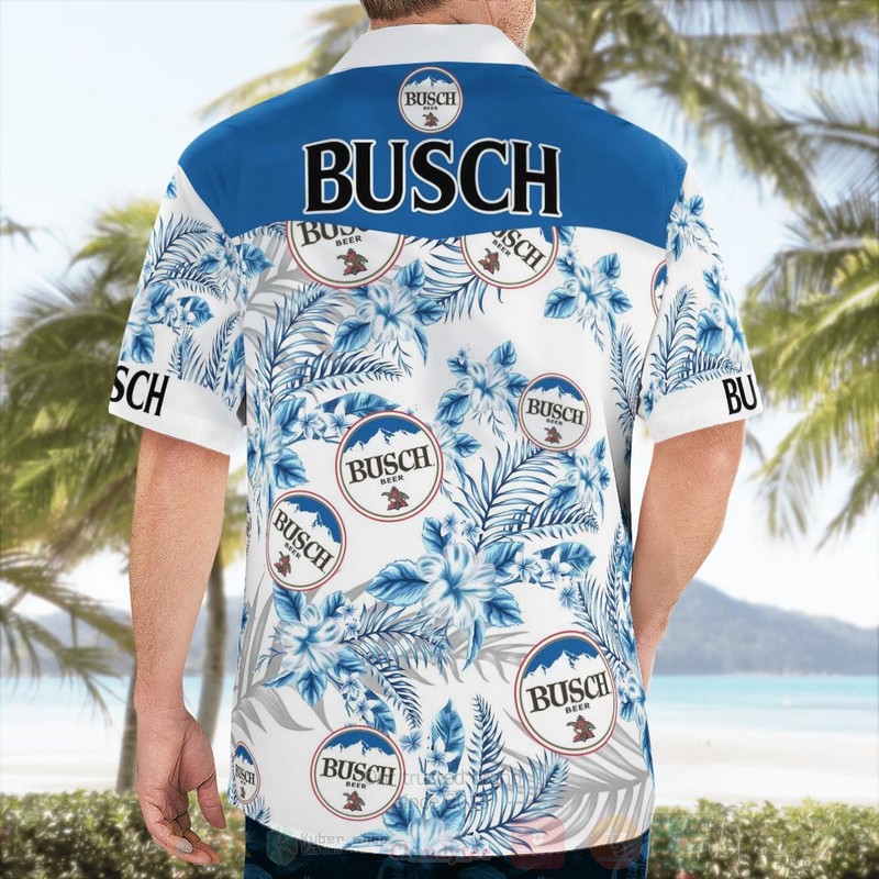 BEST Busch Light Flower Tropical Shirt 4 Busch Light Flower Hawaiian Shirt 1 2 3