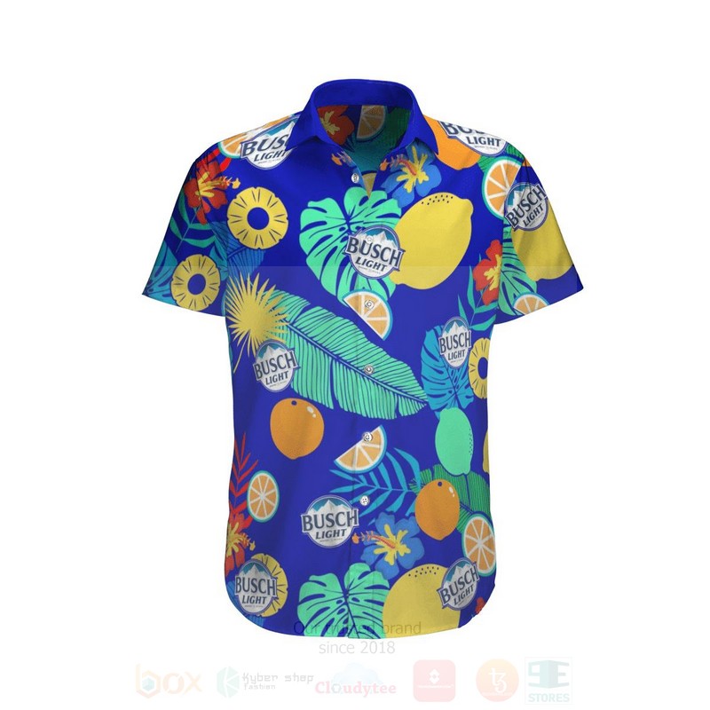 BEST Busch Light Fruit All Over Print Hawaiian Shirt 1 Busch Light Fruit Hawaiian Shirt