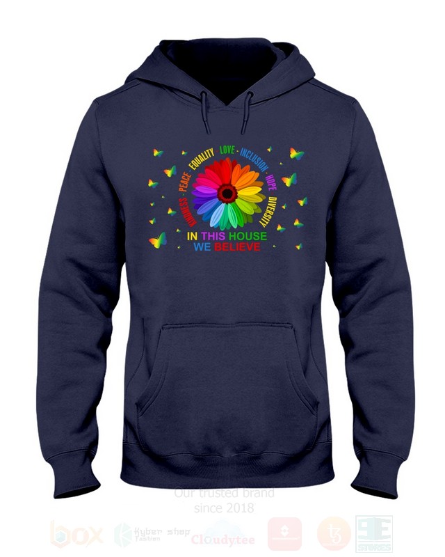 BEST Butterfly In This House We Believe Unisex 2D Hoodie, Shirt 8 Butterfly In This House We Believe 2D Hoodie Shirt 1 2 3 4 5 6 7