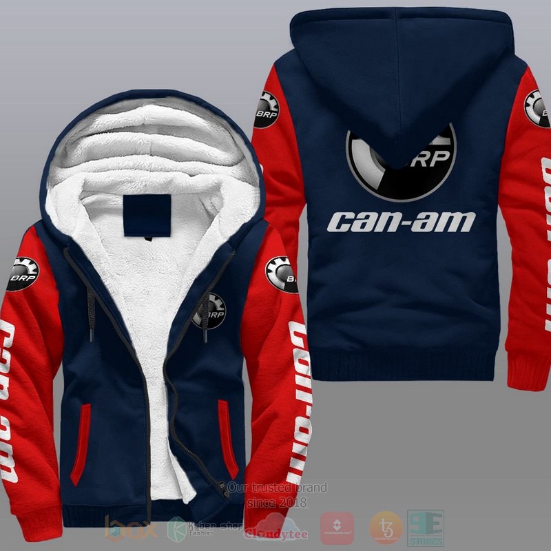 NEW Can-Am Motorcycles Car Fleece Jacket 4 Can Am Motorcycles Car Fleece Hoodie 1 2 3