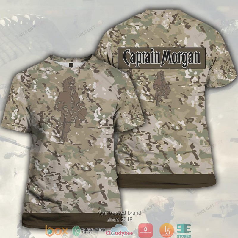 Captain Morgan Camouflage 3D T shirt