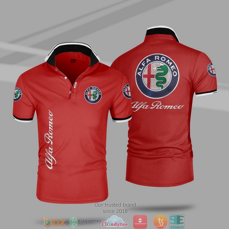 Car Motor Alfa Romeo Polo Shirt 6 Car Motor Alfa Romeo Polo Shirt 1 2 3 4 5
