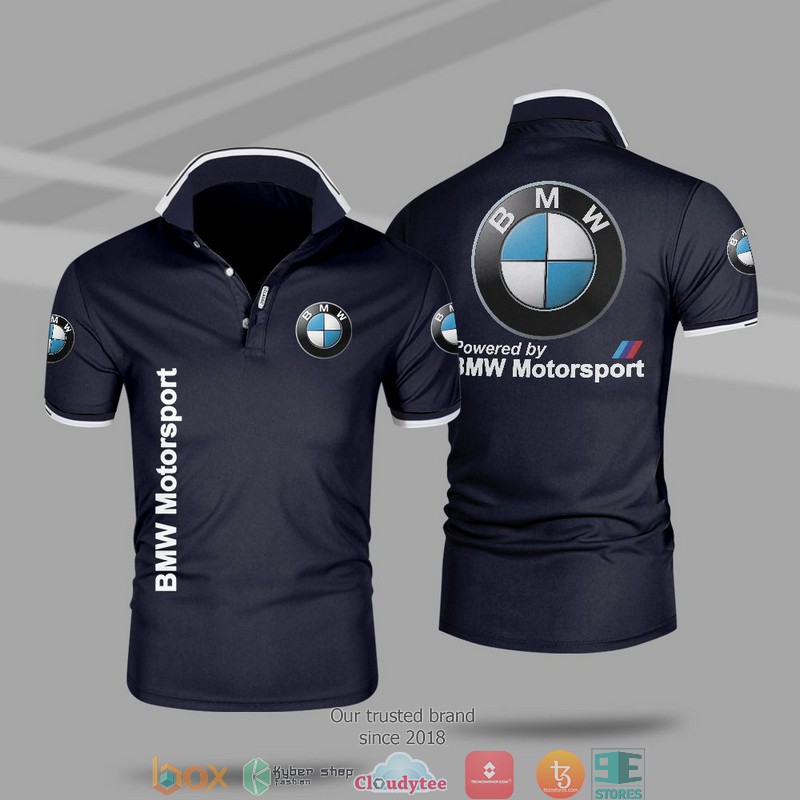 Car Motor BMW Motorsport Polo Shirt 1 2 3 4