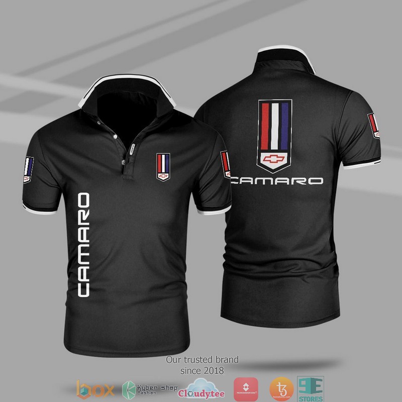 Car Motor Chevrolet Camaro Polo Shirt