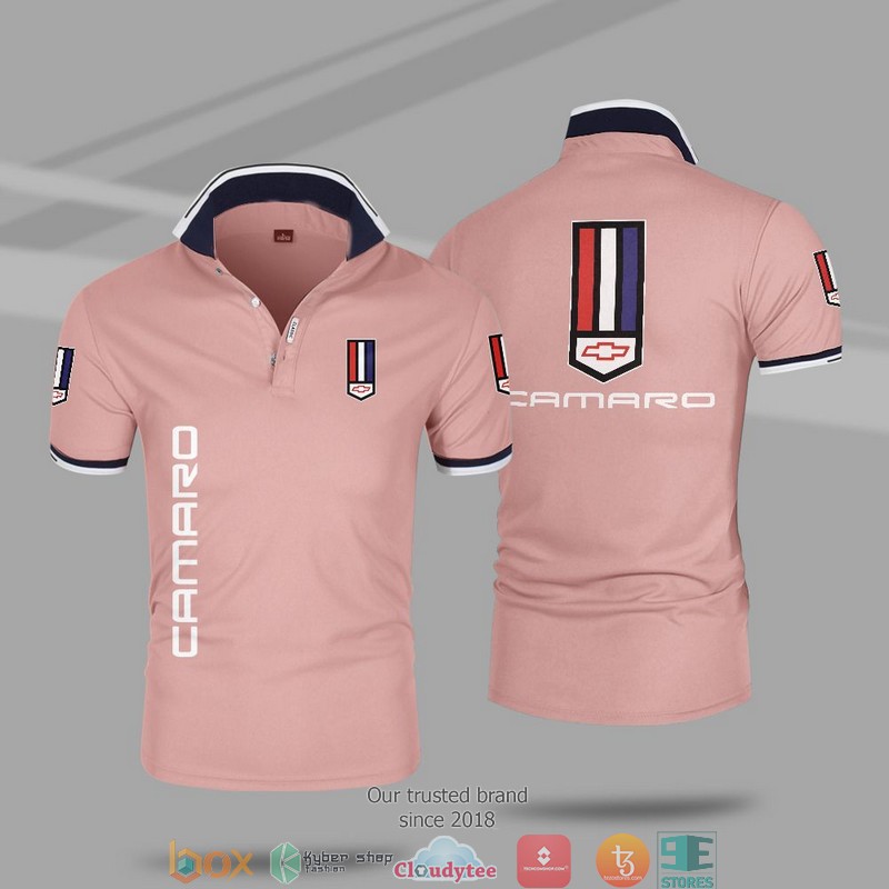 Car Motor Chevrolet Camaro Polo Shirt 1 2 3 4 5 6