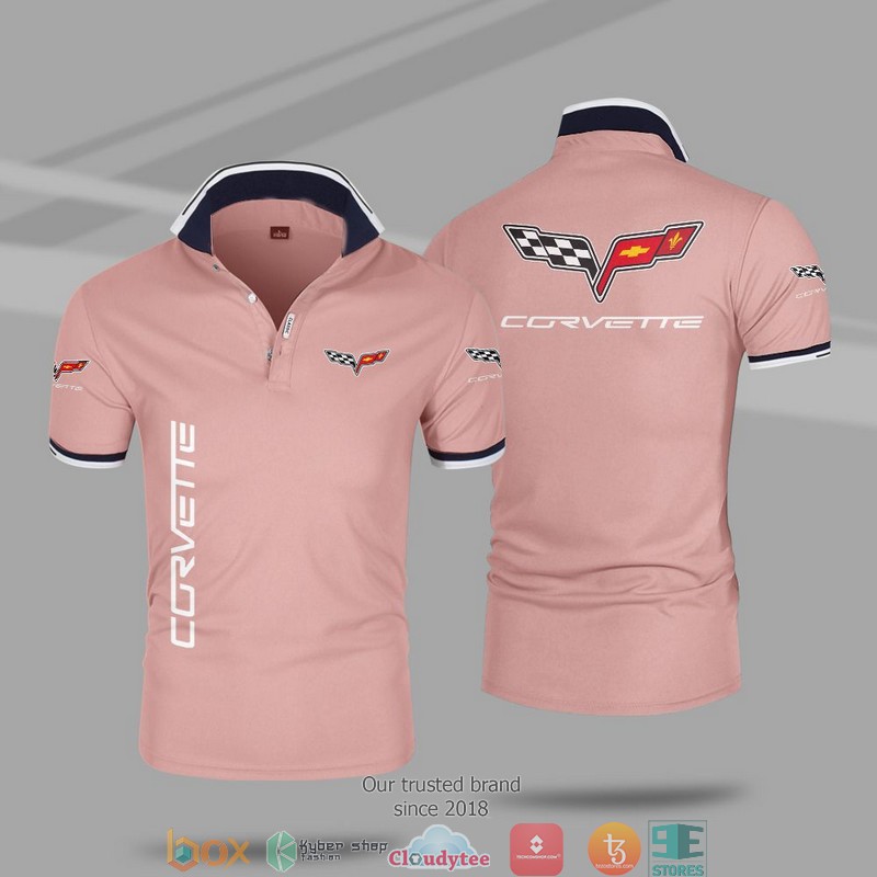 Car Motor Chevrolet Corvette Polo Shirt 1 2 3 4 5 6