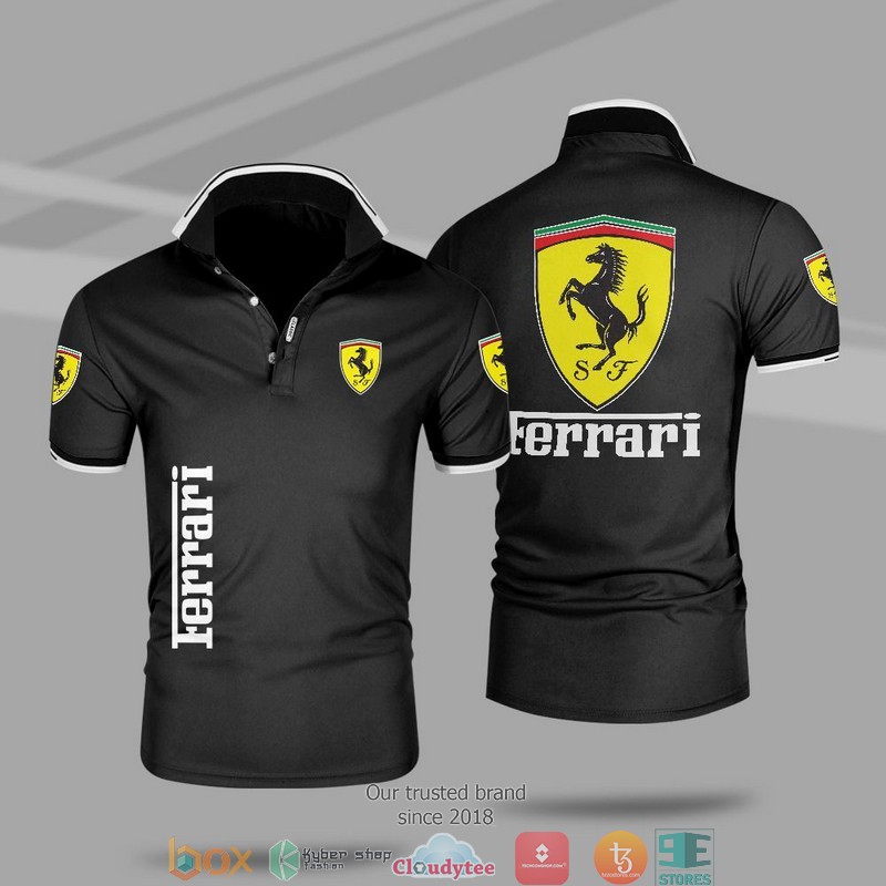 Car Motor Ferrari Polo Shirt 15 Car Motor Ferrari Polo Shirt