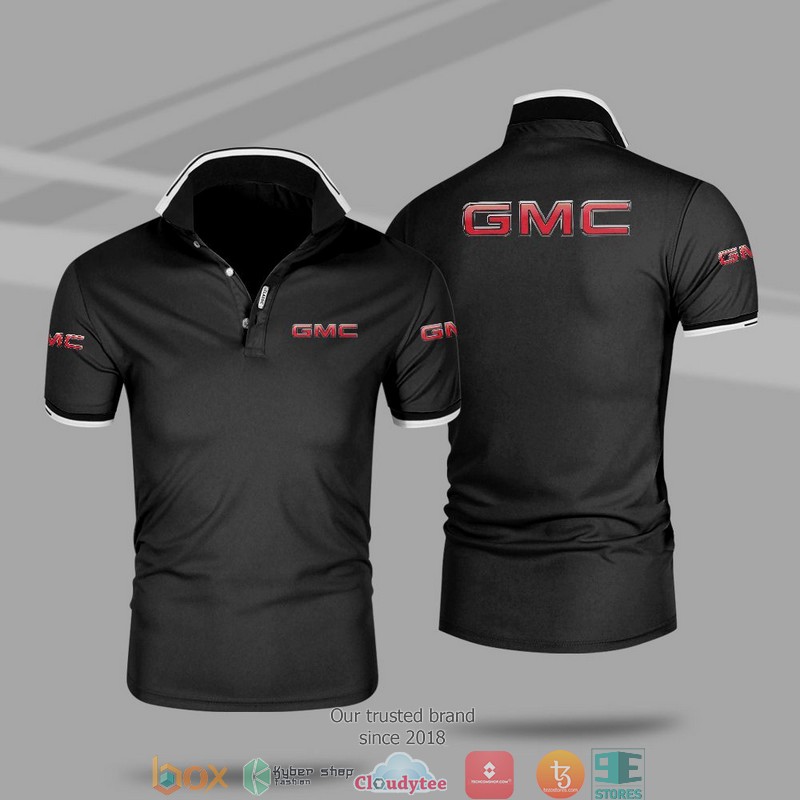 Car Motor GMC Polo Shirt 1 Car Motor GMC Polo Shirt