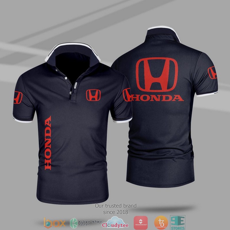 Car Motor Honda Polo Shirt 5 Car Motor Honda Polo Shirt 1 2 3 4