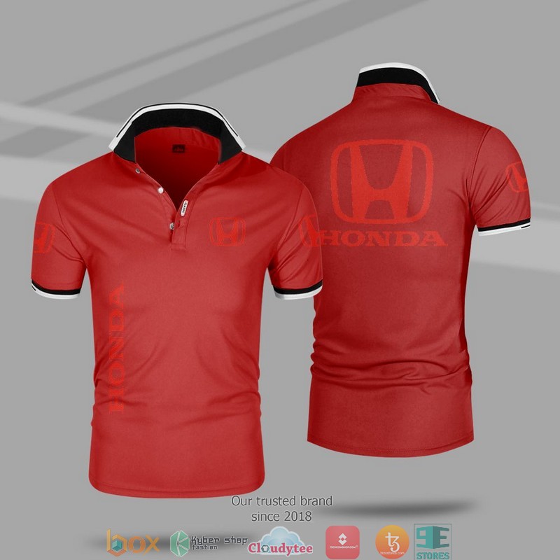 Car Motor Honda Polo Shirt 6 Car Motor Honda Polo Shirt 1 2 3 4 5