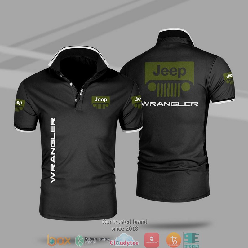 Car Motor Jeep Wrangler Polo Shirt