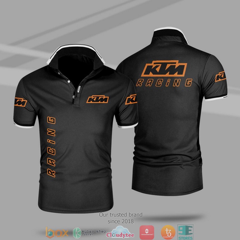 Car Motor KTM Racing Polo Shirt 1 Car Motor KTM Racing Polo Shirt