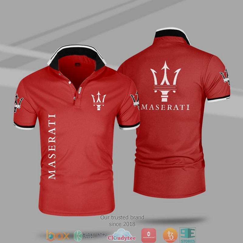 Car Motor Maserati Polo Shirt 6 Car Motor Maserati Polo Shirt 1 2 3 4 5