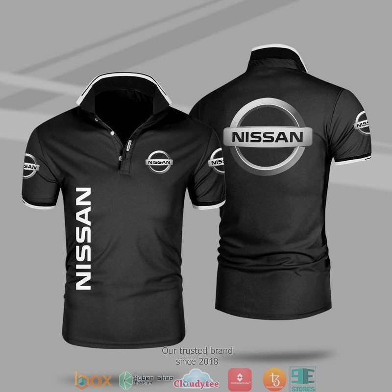 Car Motor Nissan Polo Shirt