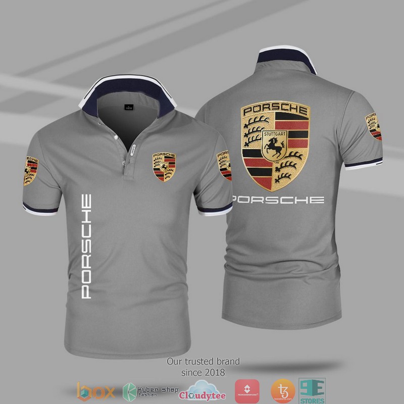 Car Motor Porsche Polo Shirt 1 2 3 4 5 6 7