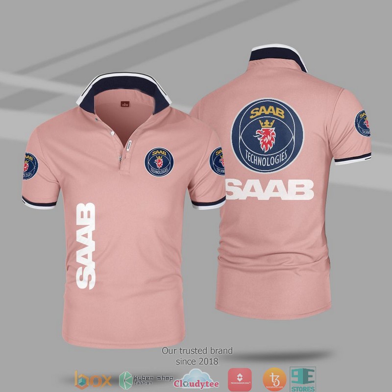 Car Motor Saab Automobile Polo Shirt 1 2 3 4 5 6