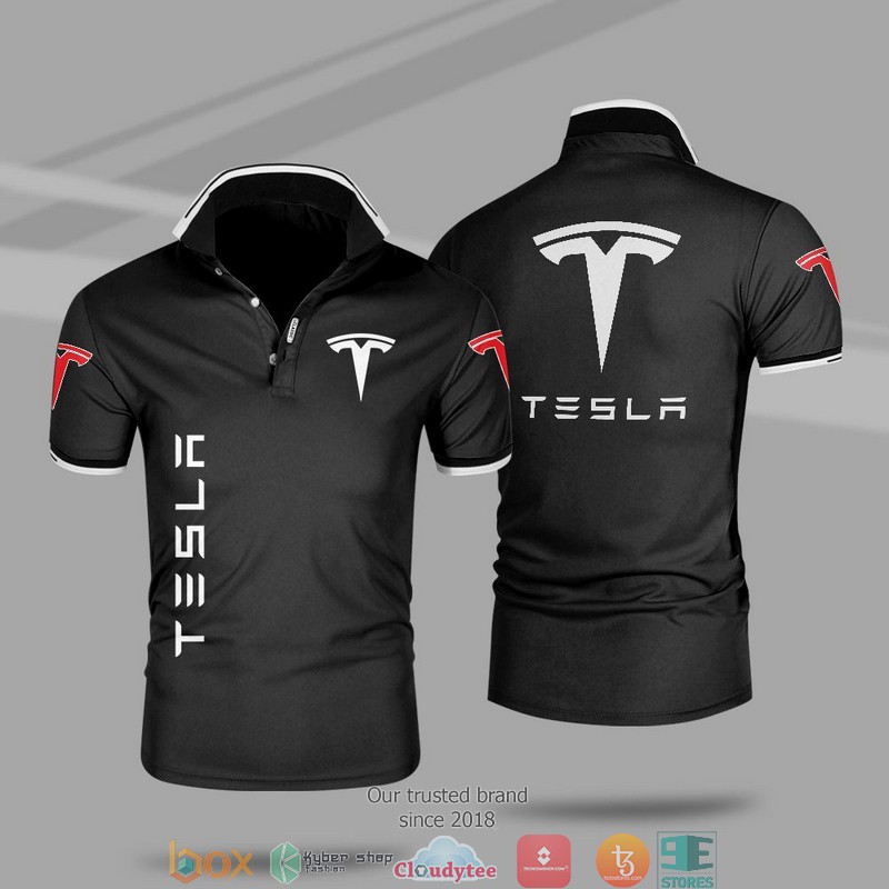 Car Motor Tesla Polo Shirt 17 Car Motor Tesla Polo Shirt