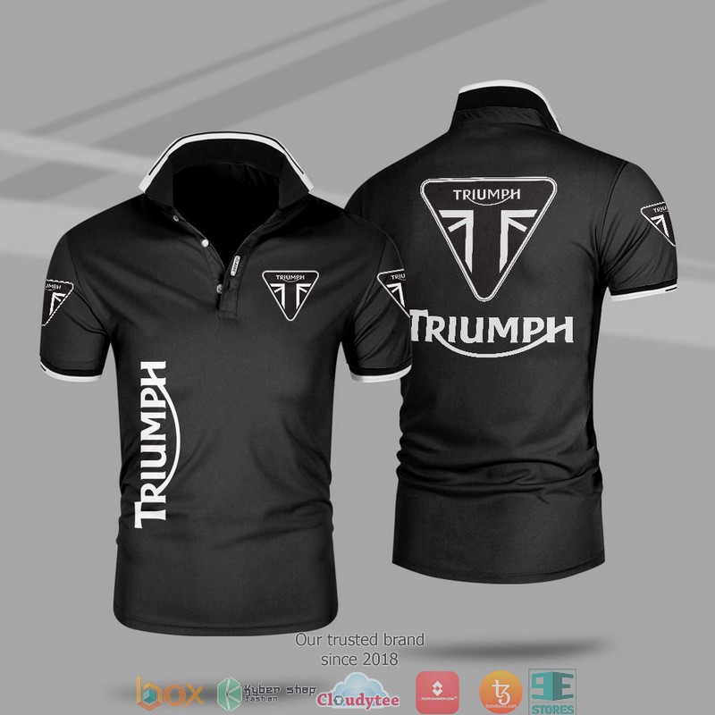 Car Motor Triumph Polo Shirt 1 Car Motor Triumph Polo Shirt