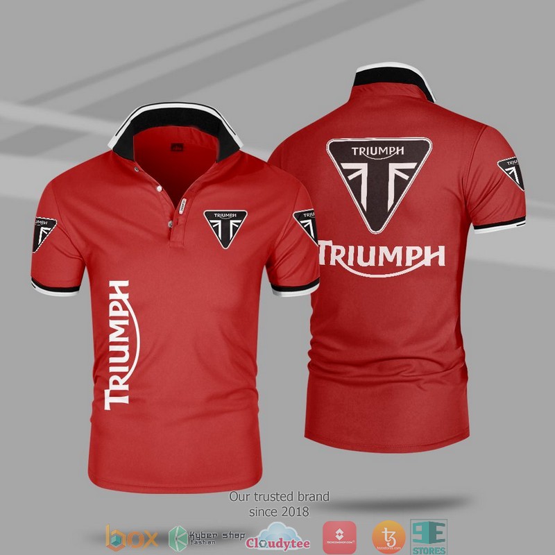 Car Motor Triumph Polo Shirt 6 Car Motor Triumph Polo Shirt 1 2 3 4 5