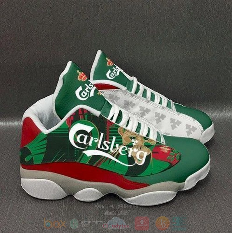 BEST Carlsberg Beer Air Jordan 13 shoes sneakers 2 Carlsberg Beer Air Jordan 13 shoes