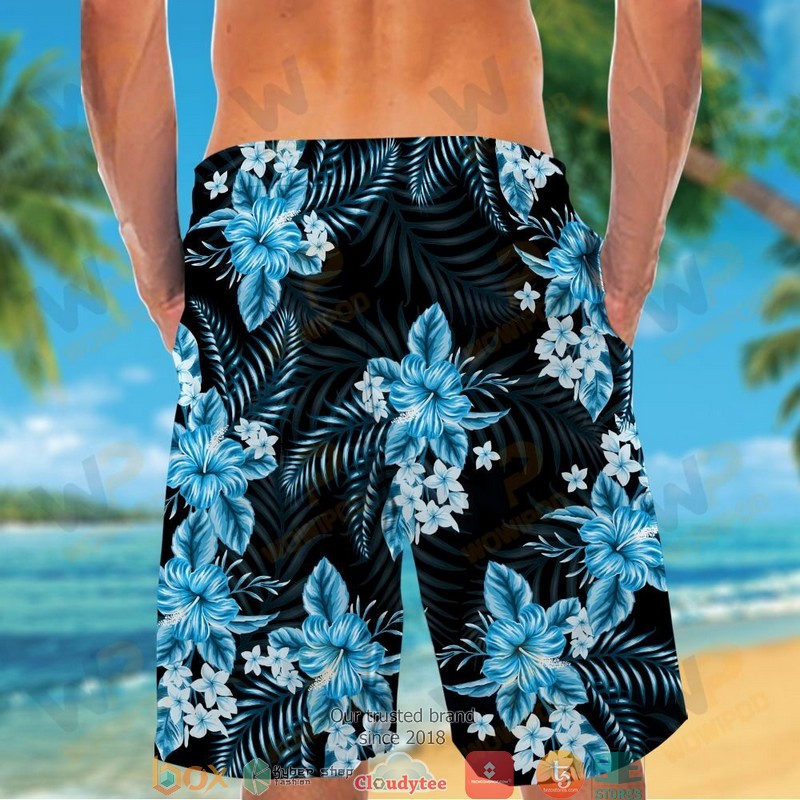 Carolina Panthers Skull 3d illusion Hawaiian shirt short 1 2 3 4 5