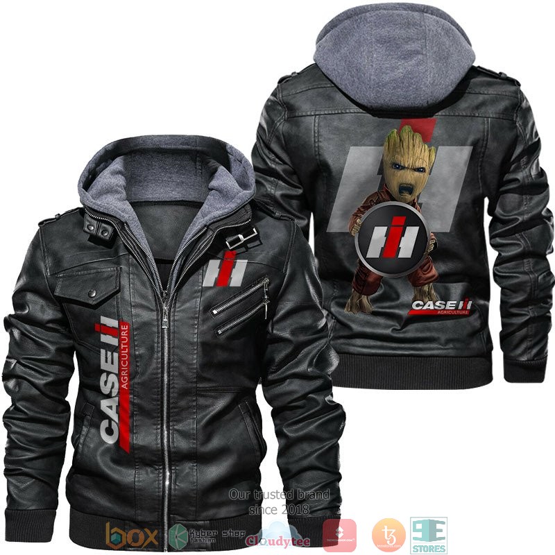 Case IH Agriculture Baby Groot Leather Jacket