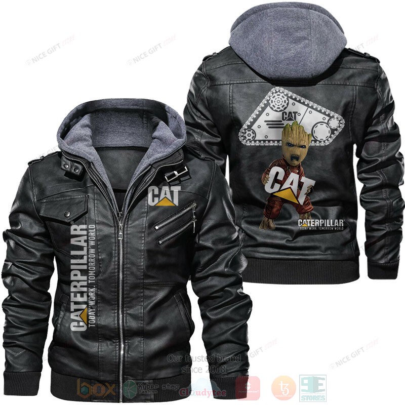 Caterpillar Inc Baby Groot Leather Jacket