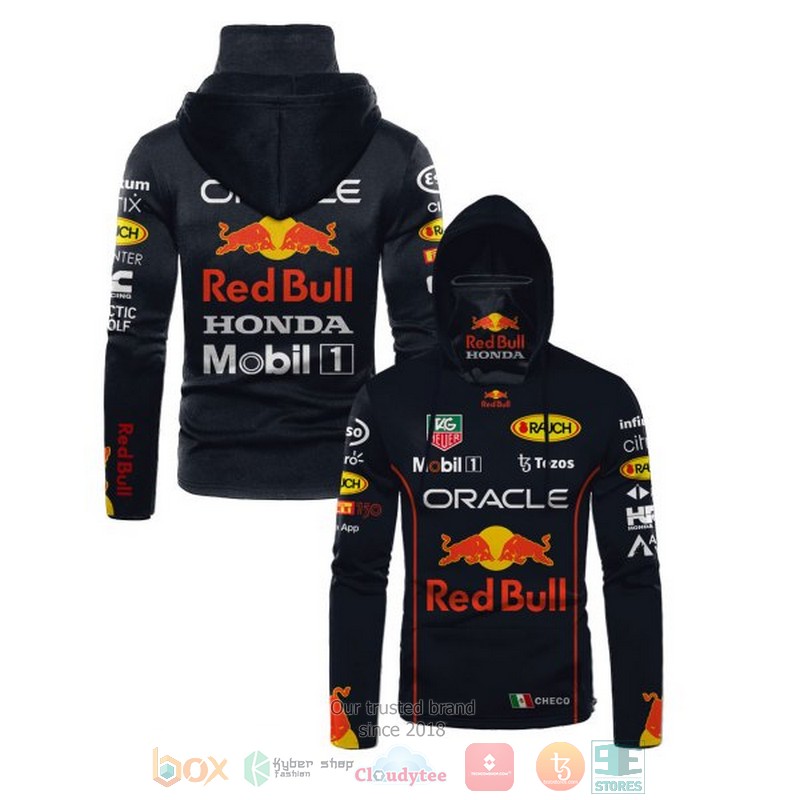 Checo Oracle Red Bull Honda Mobill1 hoodie mask