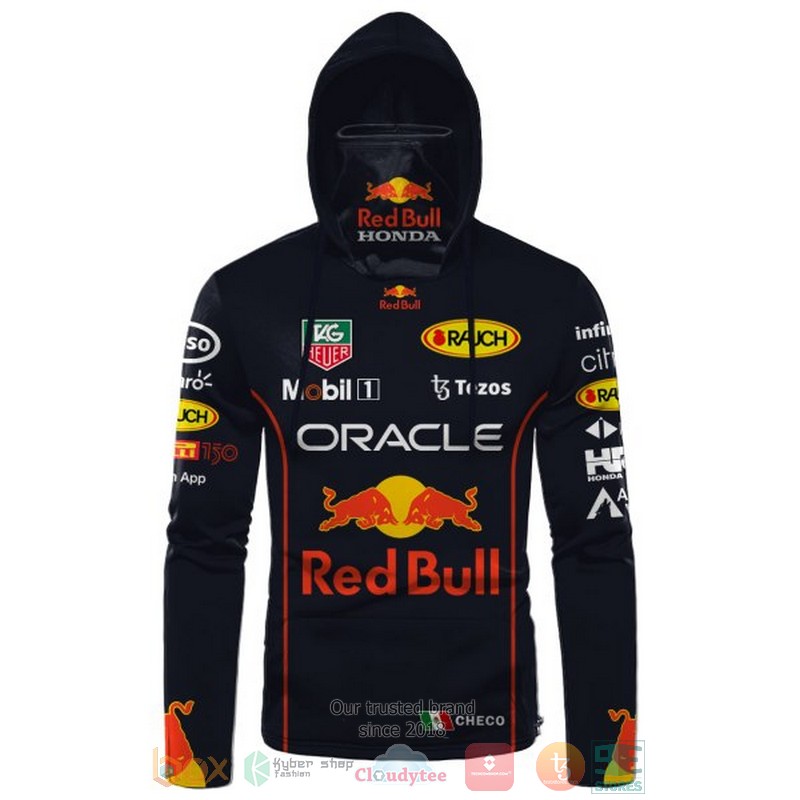 Checo Oracle Red Bull Honda Mobill1 hoodie mask 1