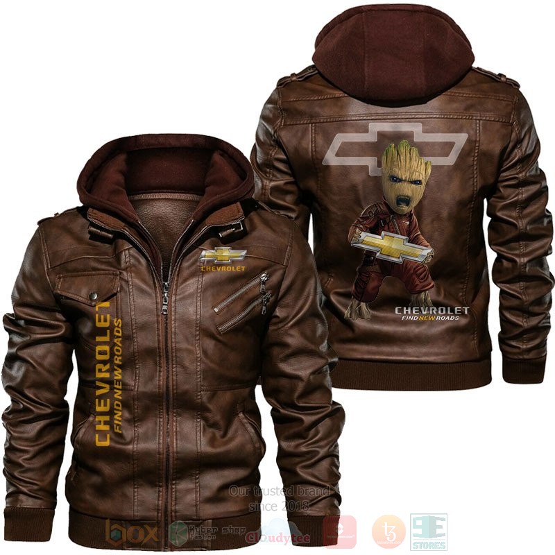 Chevrolet Baby Groot Leather Jacket 1